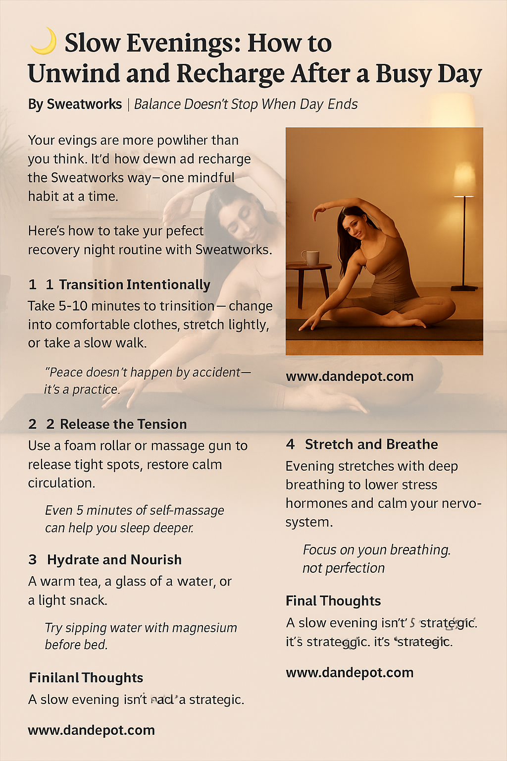 🌙 Slow Evenings: How to Unwind and Recharge After a Busy Day