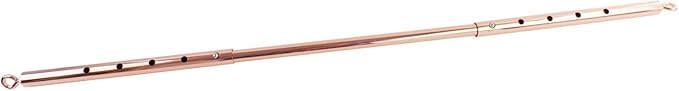 Spreader Bar Heavy Duty Expandable Rose Gold Stainless Steel Bar, Yoga Training Fitness Gear, Workout Bar,Home Gym Kit