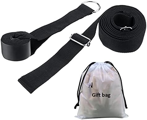 Stretching Strap with Door Anchor & Resistance Band – Improve Leg Stretch Flexibility for Splits, Ballet, Dance, Cheer, Yoga & Gymnastics - Home Leg Stretcher Trainer Equipment Stuff for All Levels