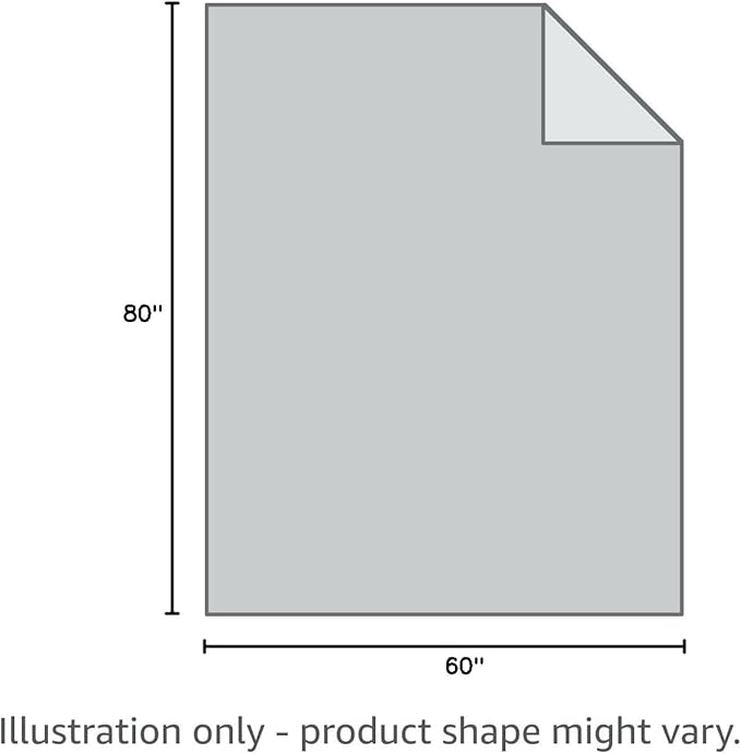 Weighted Blanket 22lbs 60"x80" Cooling Breathable Heavy Blanket Microfiber Material with Glass Beads for Adult All-Season Summer Fall Winter Soft Thick Comfort