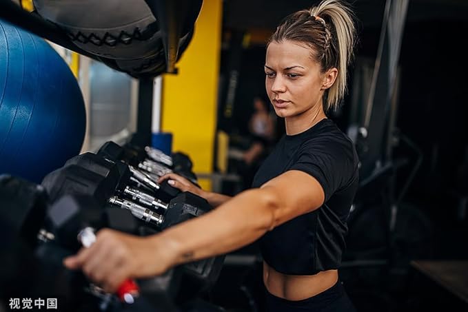 Ritafer 6-10 Pair Hex Rubber Dumbbell Set 350/450 and 550 lbsï¼?-50 lbs )Hand Free Weight for Strength Coated Encased Iron Weights with Dumbbells Storage Rack Home Gym