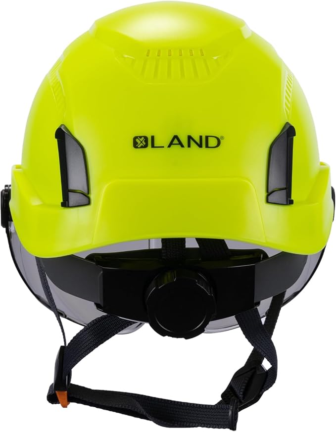 Land Helmets EcoPro Safety Helmet - ANSI/ISEA Z89.1-201 Type 1 Class C Vented - OSHA Approved - Lightweight Helmet with 6 Pt Suspension for Arborist, Industrial & Fall Protection