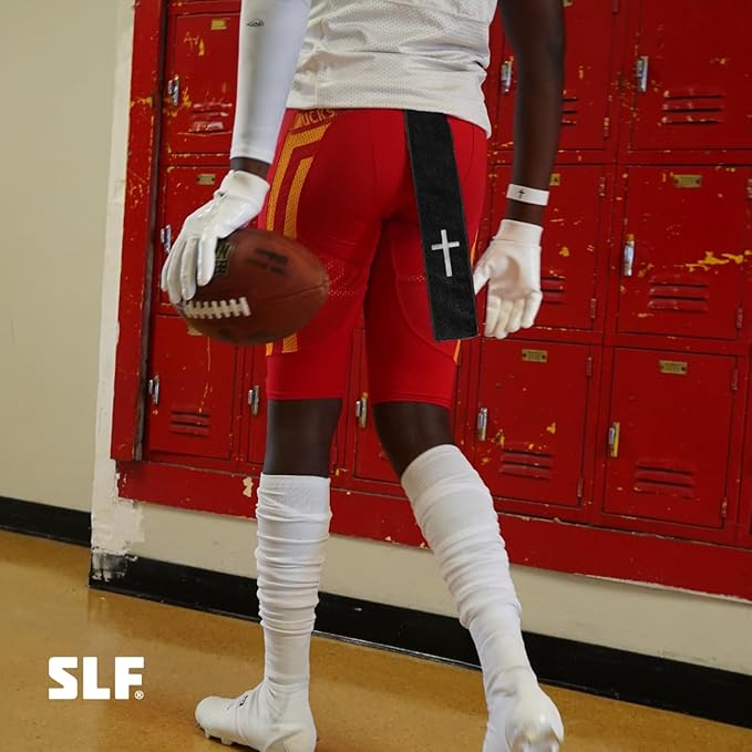 SLEEFS Faith Cross Black Thin Football Towel