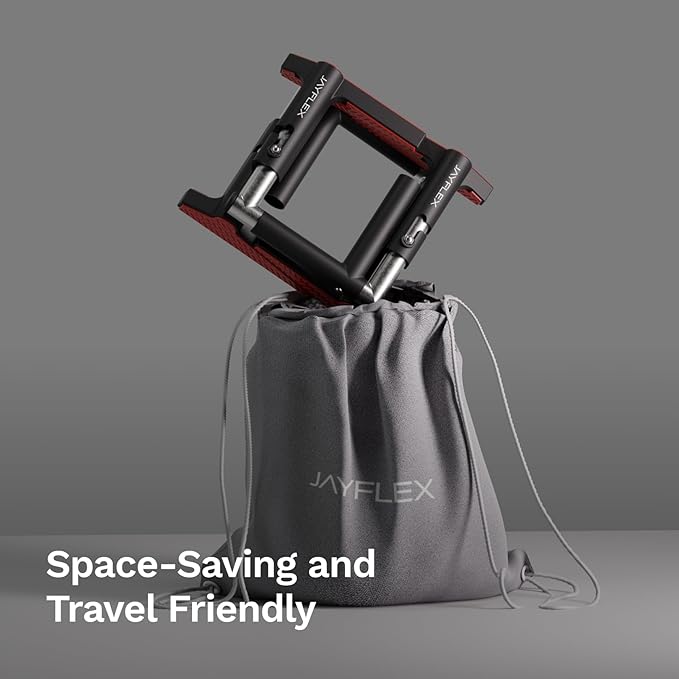 Jayflex CrossGrips Compact Pull Up Bar - Pull Up Bar Door Frame for Work from Home Fitness - Adjustable Door Frame Pullup Bar Handles - 250 lbs Capacity