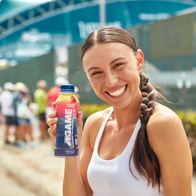 A-GAME Zero Sugar Sports Drink, Dragon Fruit Plum Zero Sugar, The Ultimate Sugar Free Hydration Sports Beverage, 8 Essential Vitamins including B, C, & E plus Sea Salt Electrolytes, All Natural Flavors, Gluten Free & Keto Friendly, 16.9 Fl Oz (Pack of 12)