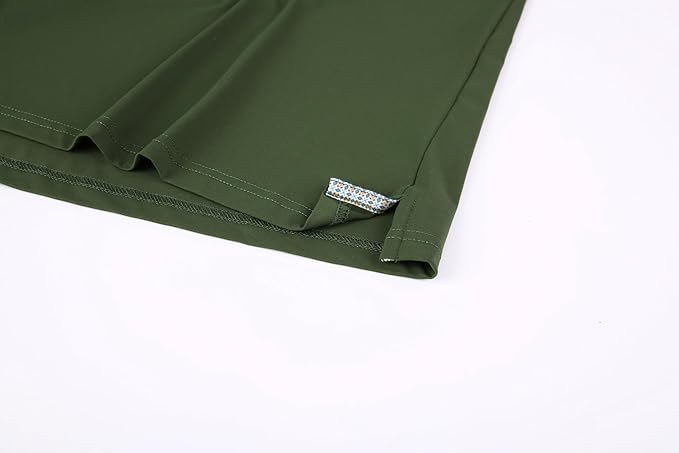 Alex Vando Mens Golf Shirt Moisture Wicking Quick-Dry Solid Short Sleeve Polo Shirts for Men