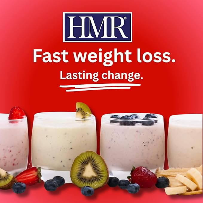 HMR 120 Shake Meal Replacement Powder | Strawberry Shake Mix to Support Healthy Weight Loss | 12g of Protein | Nutritional Drink | Low Calorie Food | 12 Servings