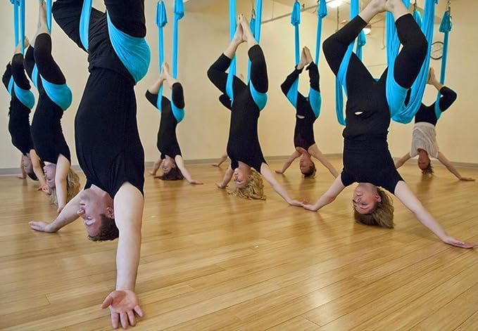 Aerial Yoga Swing Set, Ultra Strong Hammock Trapeze Extension, Antigravity Ceiling Hanging Sling Inversion Exercises