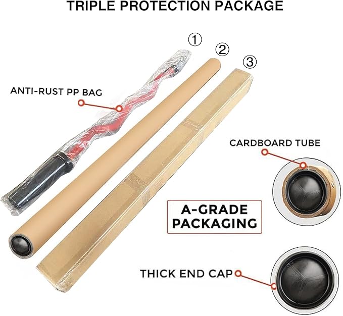 Chong Olympic Barbell 47Inch-4FT-350lb /86Inch-7FT-1500lb EZ Curl Weight Bar, Capacity Chrome Barbells for Gym Home Strength Training,Weightlifting,Power Lifting