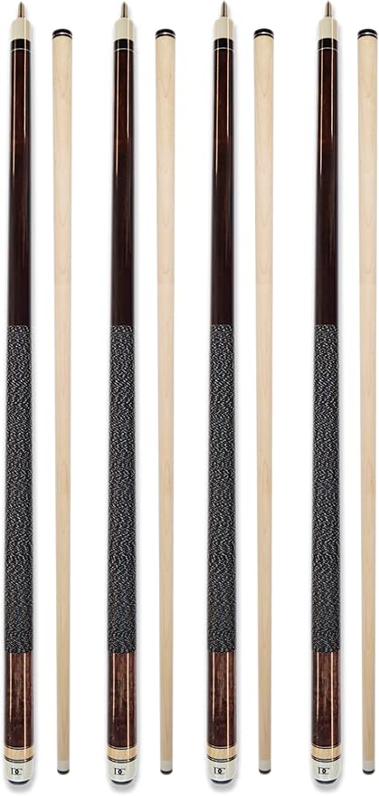 Set of 4 Pool Cues New 58" Billiard House Bar Pool Cue Sticks