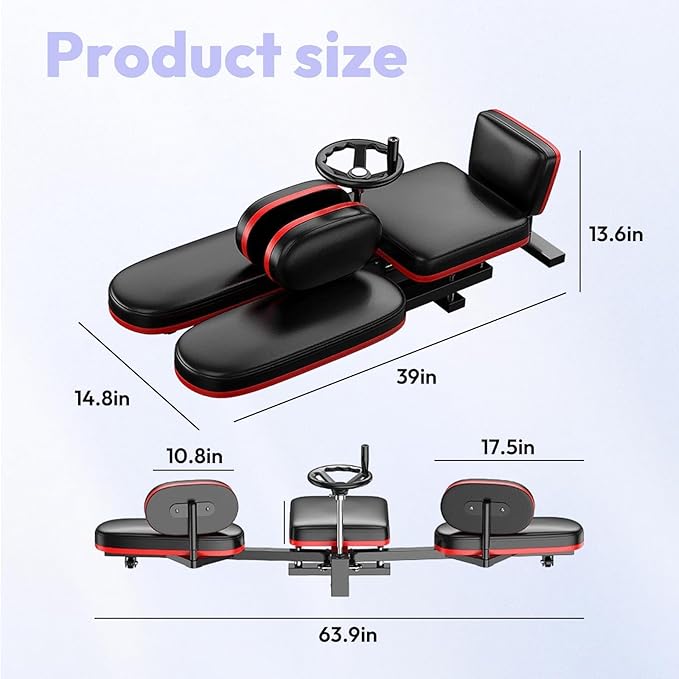 Pro Leg Stretcher 330LBS Leg Stretch Machine Heavy Duty Steel Frame Leg Stretcher Machine Training Fitness Equipment Leg Stretcher for Home Gym