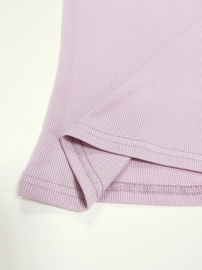 iGENJUN Workout Tops for Women Racerback Basic Tank Summer 2025 Camisole V Neck Slim Fit Ribbed Sleeveless