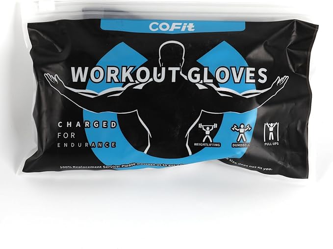 COFIT Breathable Workout Gloves, Antislip Weight Lifting Gym Gloves for Men Women, Superior Grip & Palm Protection for Weightlifting, Fitness, Exercise, Training