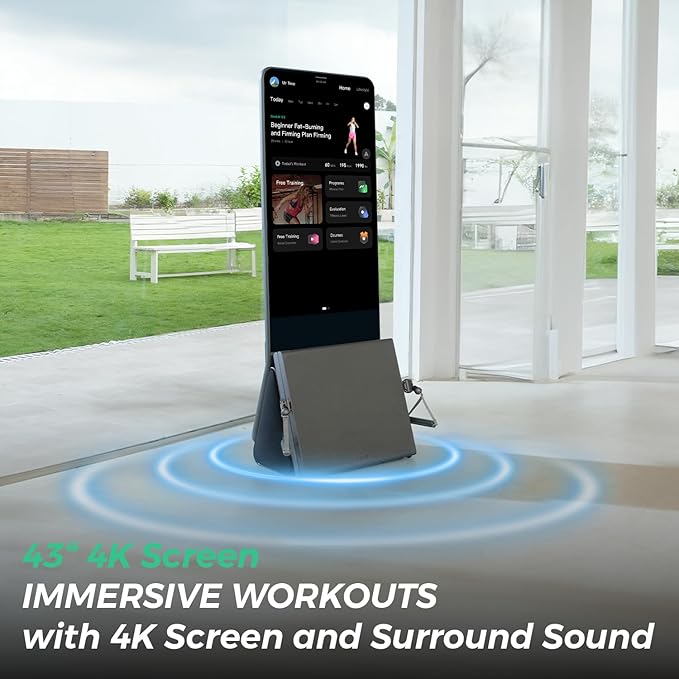 AEKE Fitness Mirror K1- Smart Home Gym System: AI-Powered All-in-One Fitness Machine for Full-Body Strength Training and Personalized Workouts