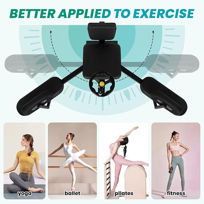 330lbs Leg Stretcher Machine – 240° Hip Stretch for Enhanced Flexibility in Ballet, Dance, Yoga, Gymnastics & Fitness Training