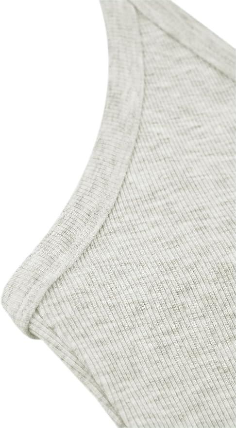 iGENJUN Workout Tops for Women Racerback Basic Tank Summer 2025 Camisole V Neck Slim Fit Ribbed Sleeveless