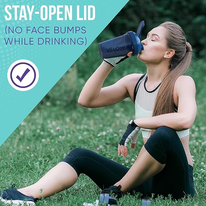 '-2 Pack- 20 oz Protein Shaker Bottles for Protein Mixes - 2x Wire Whisk | Leak Proof Shaker Cups for Protein Shakes and Pre Workout | Protein Shaker Bottle Pack