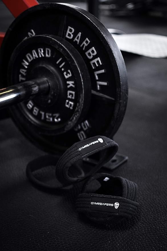 Gymreapers Figure 8 Lifting Straps For Deadlift, Powerlifting, Strongman, & Cross Training Strong Weightlifting Wrist Straps For Men, Women