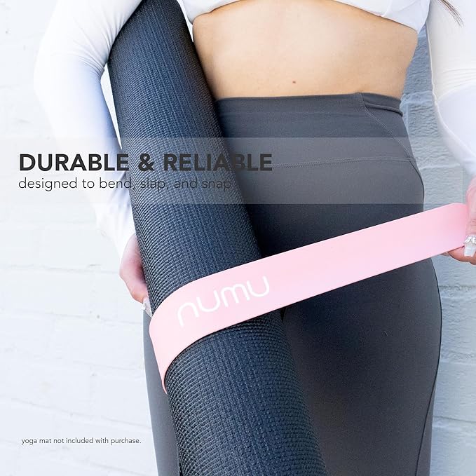 Numu Yoga Mat Strap Slap Band - Easy Snap On to Keep Exercise Mat Tightly Rolled and Secured for Yoga Mat Storage and Travel