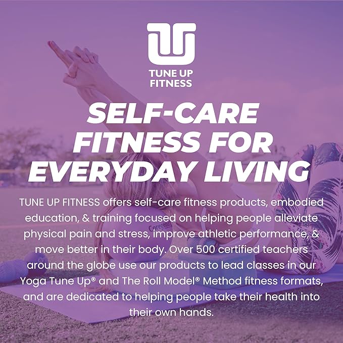 Tune Up Fitness – Coregeous Ball | Psoas Release Tool, Abdominal, Belly & Lower Back Release | Core Ball, Exercise Ball for Low Back, Stress & Digestive Relief, Improved Breathing & Sleep (Iris)