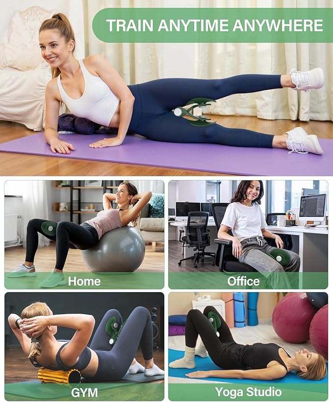 Hip Trainer Kegel Exerciser, Pelvic Floor Trainer, Kegel Trainer for Postpartum Rehabilitation, Trimmer Inner Thigh, Thigh Toner Workout
