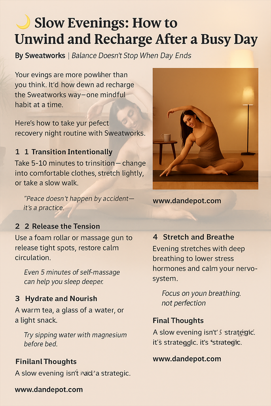 🌙 Slow Evenings: How to Unwind and Recharge After a Busy Day