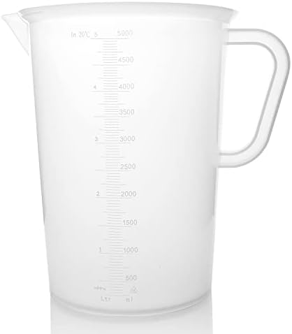 Plastic Graduated Measuring and Mixing Pitcher - 5000ml - Image 2