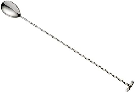 Barfly Muddle Bar Spoon, Muddler 11 13/16", Stainless Steel by BarflybyMercer