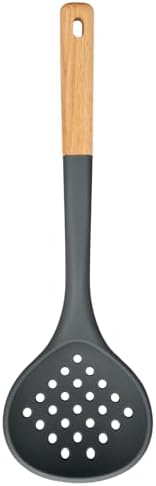 Badiano Silicone Kitchen Ladle Strainer, Large Slotted Spoon by BADIANO