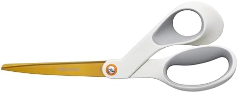 Fiskars 8" SoftGrip Titanium Paper Craft Scissors, Stainless Steel Blades by Unknown