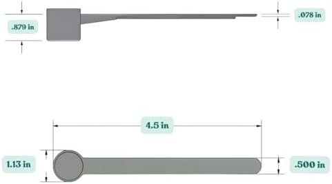13 mL Long Handle Plastic Measuring Spoon - Image 2