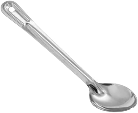 Winco 13" Stainless Steel Basting Solid Spoon by Winco