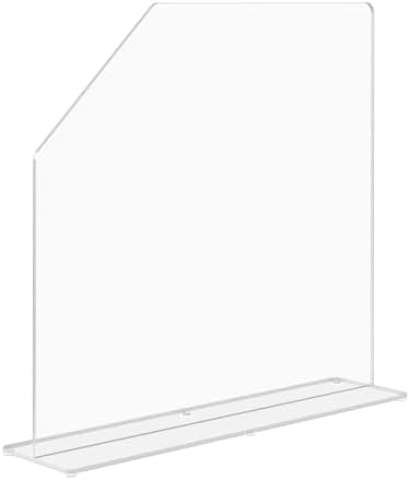 Splash Guard 19" x 4.5" x 15" Clear Acrylic Panel Barrier Freestanding No by MarketingHolders