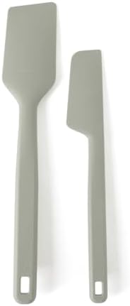 Calphalon Prime Scraper Set, 2-Piece Silicone Kitchen Scraper Set, Flexible by Calphalon