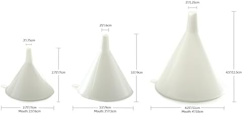 Norpro Plastic Funnel, Set of Three - Image 5