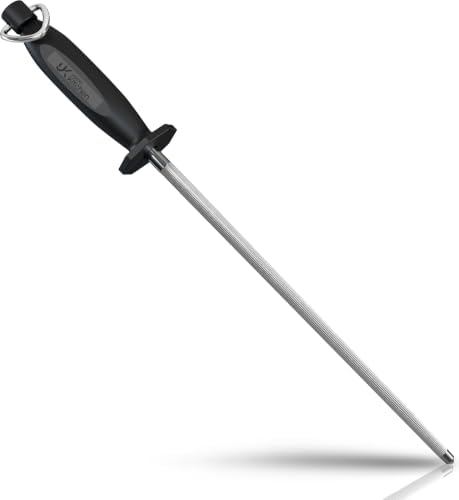 Utopia Kitchen Knife Sharpener Rod 10 Inch Honing Rod by UTOPIAKITCHEN