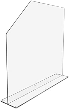 Sink Splash Guard with Convenient Cutaway Free Standing One Piece Protective by MarketingHolders