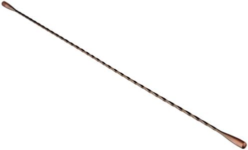 Barfly Bar Spoon, Double End Stirrer 17 1/8", Antique Copper by BarflybyMercer