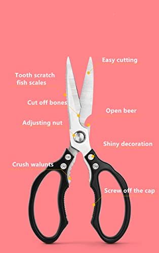 Heavy Duty Sharp Kitchen Scissors, Dishwasher Safe, Cooking Shears - Image 2