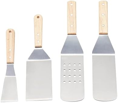 Amazon Basics 4-Piece Stainless Steel BBQ Grilling Tool Set - Image 5