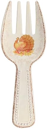 UPware Glitter Turkey Melamine Salad Servers, Serving Utensil Set, Includes - Image 5