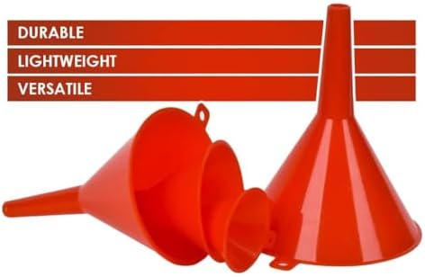 DEDC Oil Funnels, Gas Funnels, Plastic Funnel Set - Image 3