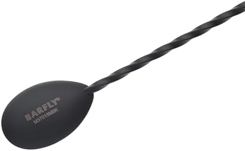 Barfly Muddle Bar Spoon, Muddler 11 13/16", Matte Black - Image 3