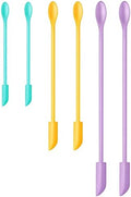 Silicone Spatula Set 6Pcs, Mini Jar Scraper by barsone