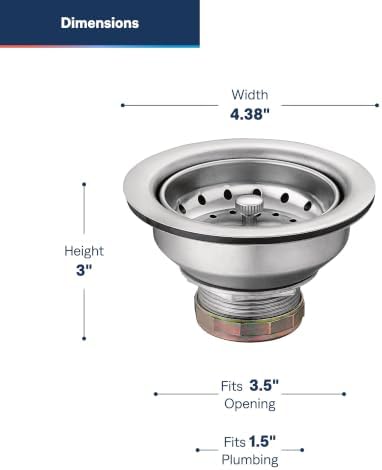 Moen Kitchen Sink Strainer Basket - Image 3