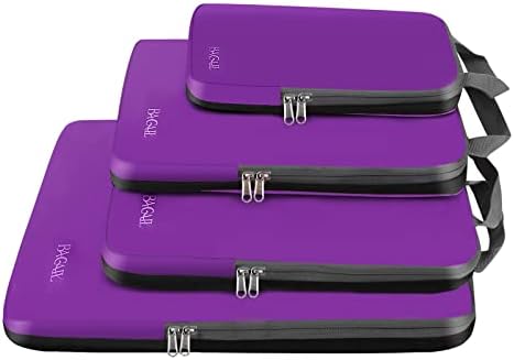 BAGAIL 4 Set/6 Set/8 Set Compression Packing Cubes Travel Accessories by BAGAIL