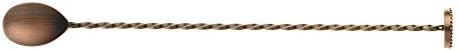 Barfly Bar Spoon, Muddler 11 13/16", Antique Copper - Image 2