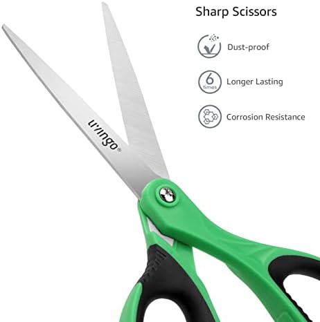 LIVINGO 3 Pack Sharp Scissors All Purpose - Image 3