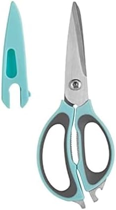 Farberware 4-in-1 Kitchen Shears, Aqua and Gray by Farberware