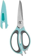 Farberware 4-in-1 Kitchen Shears, Aqua and Gray by Farberware